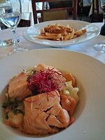 De zalm in Brasserie Excelsior