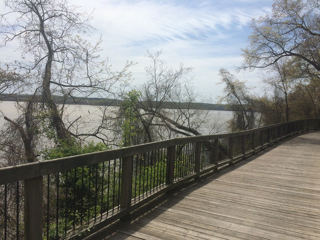 langs de Potomac rivier