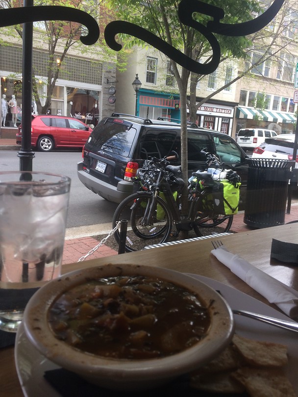 Lunchen in Fredericksburg