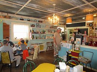 Vintage market cafe
