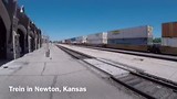 trein in Newton, Kansas