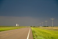 Kansas in een regenbui