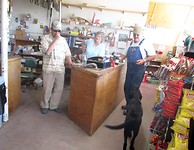 De benzinepomp in Haswell