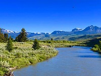 Uitzicht op de Grand Teton