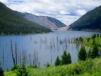 Earthquake lake