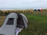 Kamperen aan de oceaan