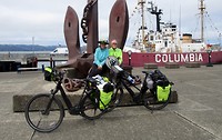 Trans America Bicycle trail eindigt hier