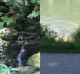 Waterval die ‘watert’ in de Donau