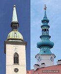Torenspitsen van Bratislava