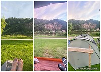 Pitch your tent =  being home