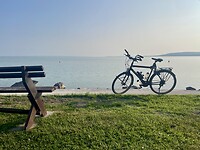 Fietsje aan de Balaton