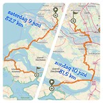 9 en 10 juni route