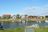 Vissershuisjes aan het bassin d'Arcachon