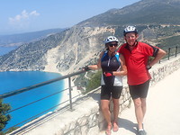 Wij boven Myrtos Bay