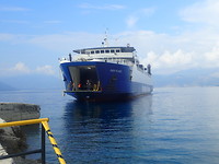 Aankomst ferry