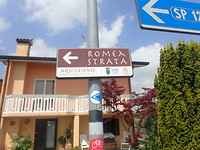 Een stuk op de fietsroute naar Rome gezeten