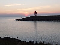 Zonsondergang IJsselmeer
