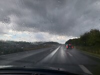 Verfrissend buitje onderweg