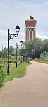 Watertoren met ooievaarsnest