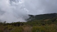 Laag hangende bewolking