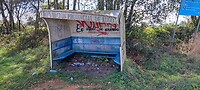 Ook dit is Spanje, bushokje Gonzar