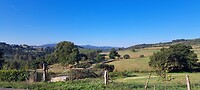 Panorama onderweg naar Santiago