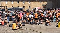 Aankomst caminogangers