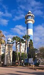 Blauwe vuurtoren