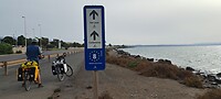 We zijn weer op Eurovelo 8 beland