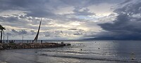 Uitkijk vanaf het strand