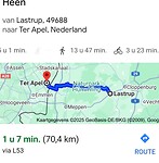 In een rechte lijn Nederland in