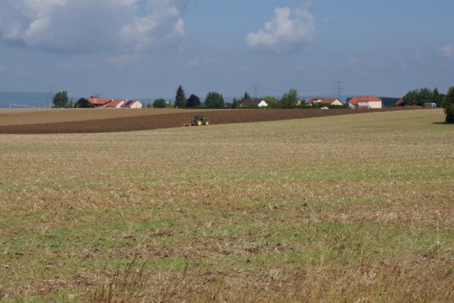 Eindeloos landschap van Noord Frankrijk
