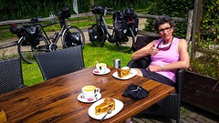 Onze eerste stop aan de Linge, voordat we samen komen in Zetten.