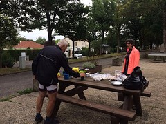 Ontbijtje op de camping in Lunéville