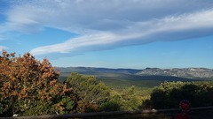 Uitzichten zijn prachtig naar de Hérault, Frankrijk