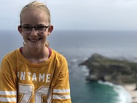 Girl at Cape Point