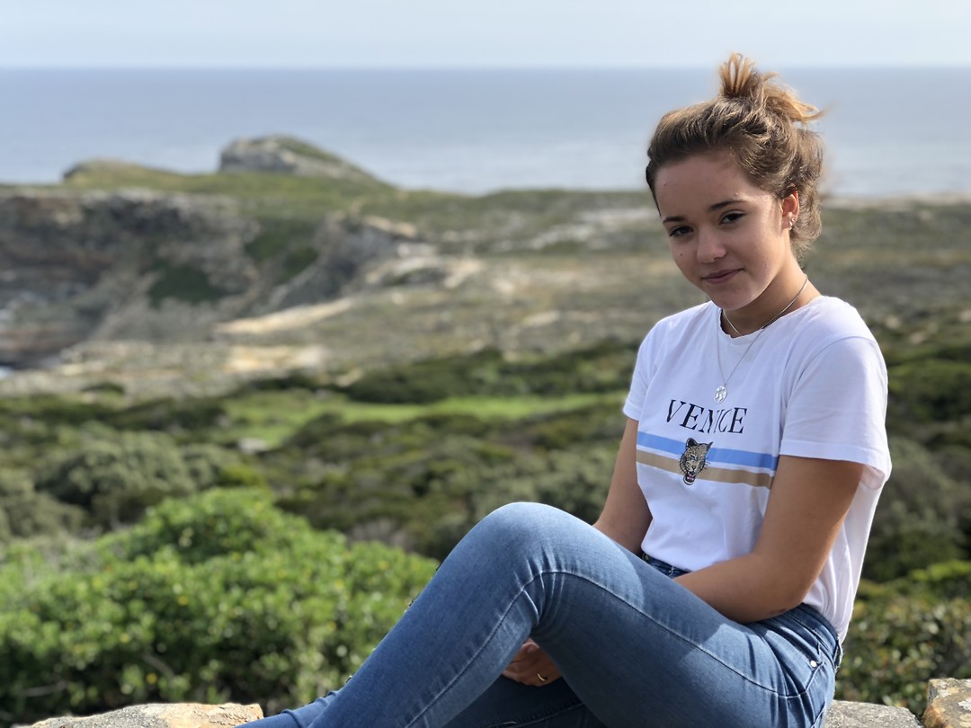 Girl at Cape Point 2