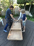 Dutch game during family visit