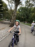 Cycling in Central Park