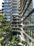 Zaha Hadid’s residential building seen from the High Line