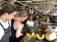 Groceries at the market