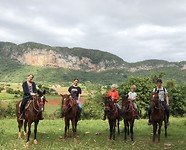 Family 5 horse trail Vinales