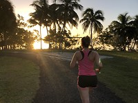 Early morning jog 1