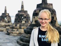 Faya @ Borobudur temple
