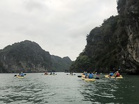 Kayaking in the Bay