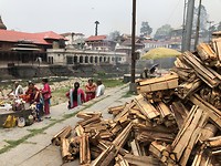 Nepalese crematorium Kathmandu