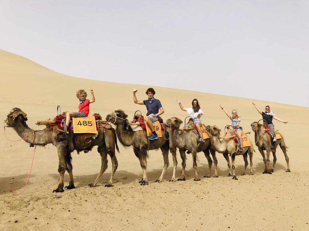 Imaging us back in the days on the Silk Route