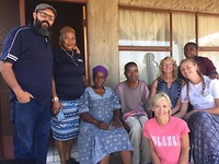 Home visit with the US team