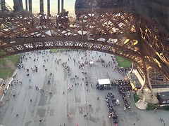 op de Eiffeltoren