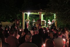 Ceremonie met kaarsjes